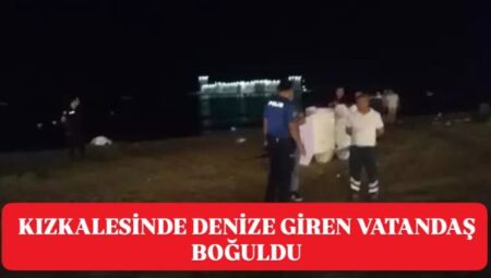 KIZKALESİNDE DENİZE GİREN VATANDAŞ BOĞULDU – Mersin Halk Haber