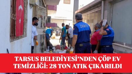 28 TON ATIK ÇIKARILDI – Mersin Halk Haber