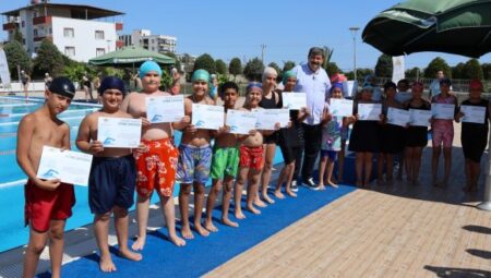 TOROSLAR’DA 2 BİN 500 ÇOCUK YÜZME ÖĞRENDİ – Mersin Halk Haber