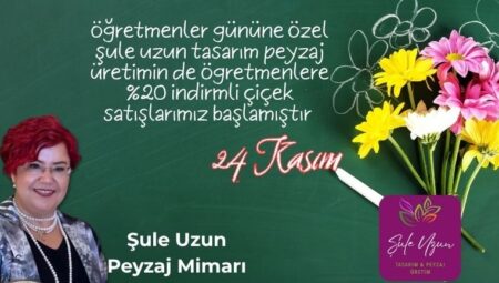 Şule Uzun 24 Kasım Öğretmenler Gününü Kutladı