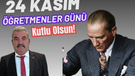 Yusuf Yılmaz, 24 Kasım Öğretmenler Günü Mesajı