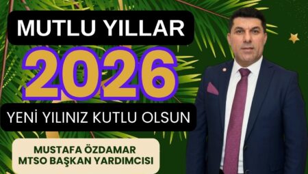 MUSTAFA ÖZDAMAR YENİ YILI KUTLADI